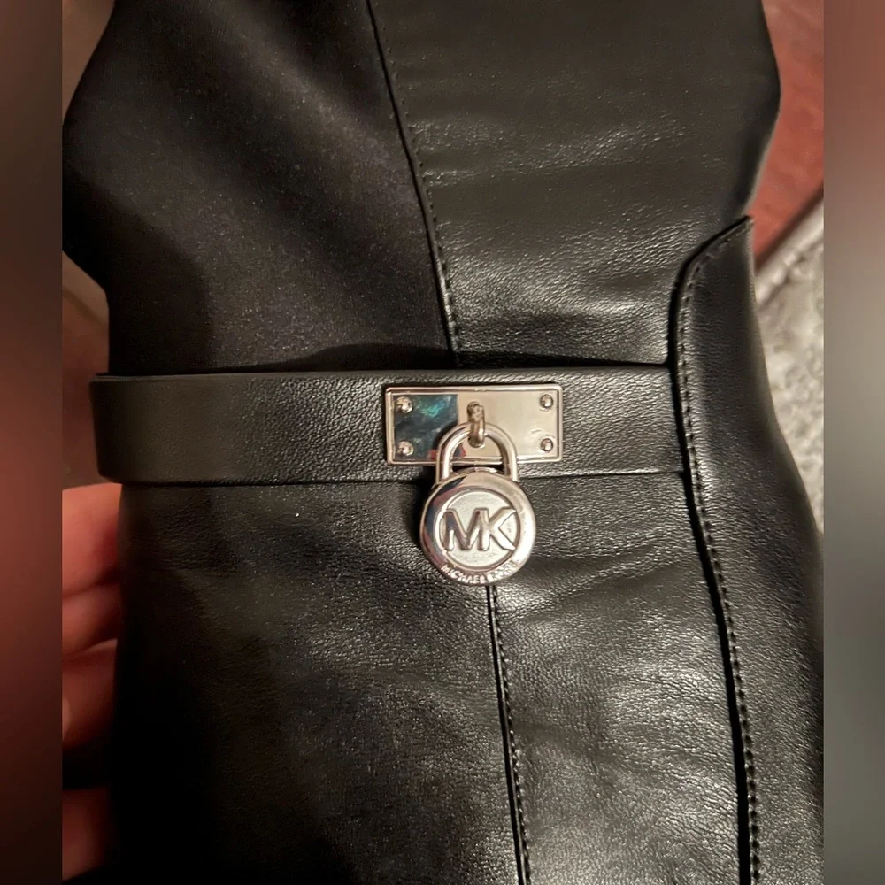 Michael Kors Branson Stretch Leather Boot - Picture 7 of 9